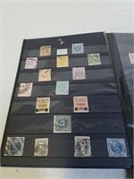 STAMP BOOK WITH 261 MIXED FOREIGN STAMPS