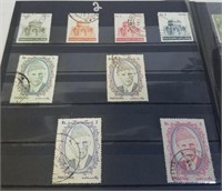 STAMP BOOK WITH 530 MIXED FOREIGN STAMPS