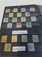 STAMP BOOK WITH 110 MIXED FOREIGN STAMPS