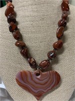 Polished Stone Necklace