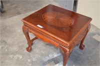 Wood End Table 28 X 25