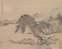 Chinese Landscape Painting Attrib. Wen Zhengming