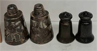 Sterling S/P Shakers- 2 Pair