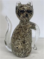 MURANO glass style cat