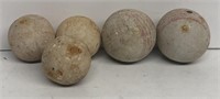 5- Clay marbles