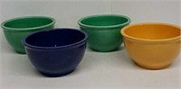 (4) Fiesta Mixing Bowls