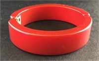 Red Bakelite bracelet