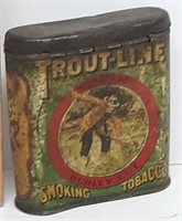 Trout-Line Burley Cut Smoking Tobbaco Tin
