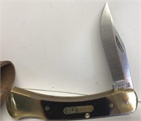 Old timer Schrade pocket knife with sheath