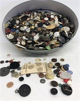 Tin Of buttons