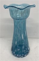 Blue and white Art Glass vase