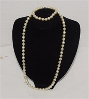 Pearl Necklace & Bracelet