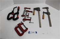Four Pair of Assorted Furniture Clamps