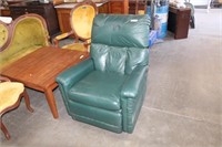 Green Leather Recliner