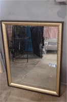 Framed Beveled Mirror 25 X 31