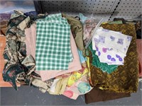 LARGE SELECTION OF FABRIC PIECES