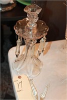 Beautiful vintage crystal chandelier candlestick