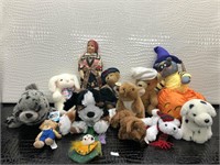 Lot of Plush Toys and One Doll