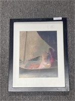 Taking a boat ride in the Arabian Sea artwork