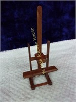 Miniature Wooden Painters Stand Photo Holder