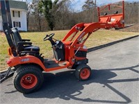 KUBOTA  BX 2370 4X4 W/ LA243 FRONT END LIFT