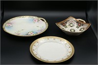 Hand Painted Antique Nippon china lot 1