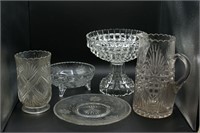Assorted Cut Glass/Crystal lot 1