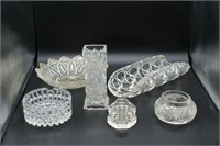 Assorted Cut Glass/Crystal lot 2
