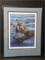"Sea Otters" Signed Numbered By Newbold