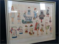 Framed Print of Doll Clothes
