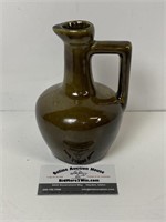 Vintage Pottery Marked USA 6.5" Tall Glazed Green