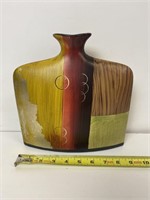 9" Across Vase Decor Ceramic No Markings