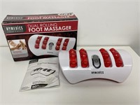 Dual Rolling Foot Massager Vibration Homedics