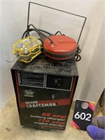 Sears Craftsman 50 Amp Battery Charger & Light