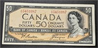 1954 Bank of Canada $ Bank Note
