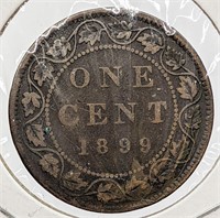 1899 Canada Large One Cent Coin