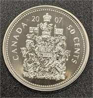 2007 Canada Specimen 50-Cent Coin