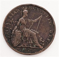 1825 UK - Great Britain - One Farthing Coin