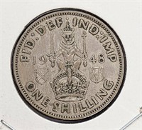 1948 UK - Great Britain - One Shilling Coin
