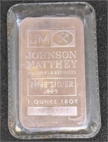 TD Bank - 1 Oz. Fine Silver JM Bar - Packaged