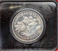 1970 Canada $1 Dollar In Special Japanese Box