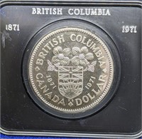 1971 Canada $1 Dollar Coin in Clamshell