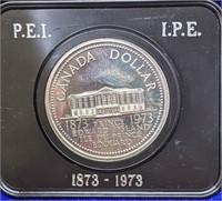 1973 Canada $1 Dollar Coin in Clamshell