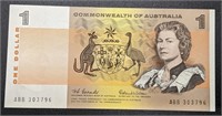 1966 Austraila $1 Bank Note