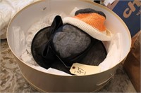 Women's hats in Neiman Marcus hat box