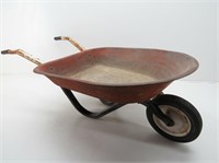 Child's Toy Vintage Metal Wheelbarrow