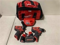 Milwaukee Drill/Driver Combo Kit (Used, Works)