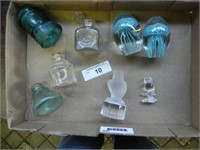 Vintage Ink Wells, Glass Paper Weights & More