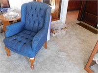 BLUE OCCASIONAL CHAIR