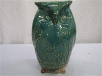 Ceramic Owl Has Some Cracks 9 1/2" T
